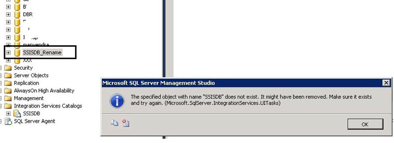 Rename SSISDB Database