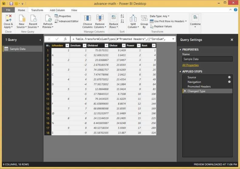 EDIT option in the Power BI Desktop