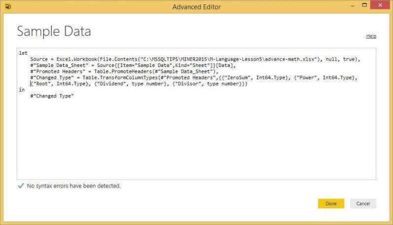Advanced Editor for mathematical formulas