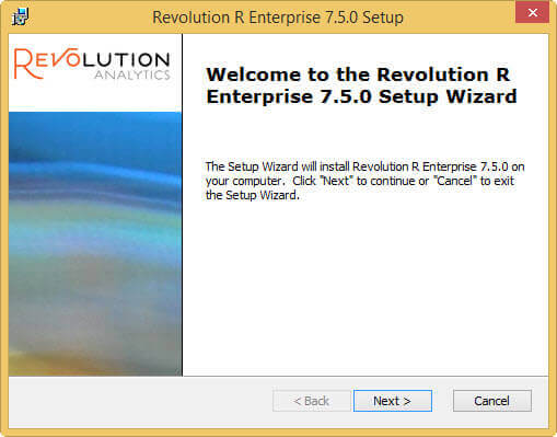 Revolution R set-up
