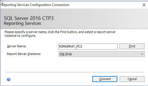 SSRS Config