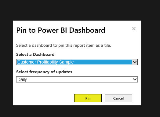 select refresh and location