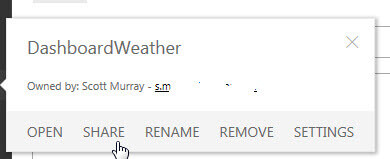 Share Dashboard