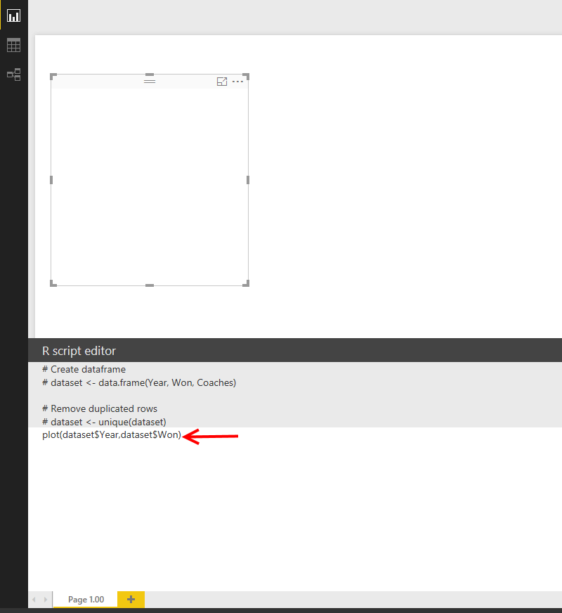 Create Scatter Plot