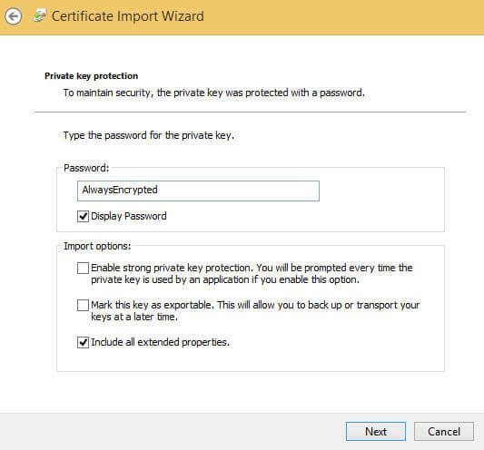 certificate store