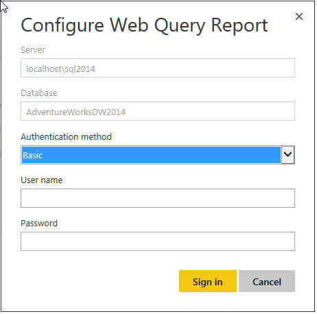 SQL Credentials