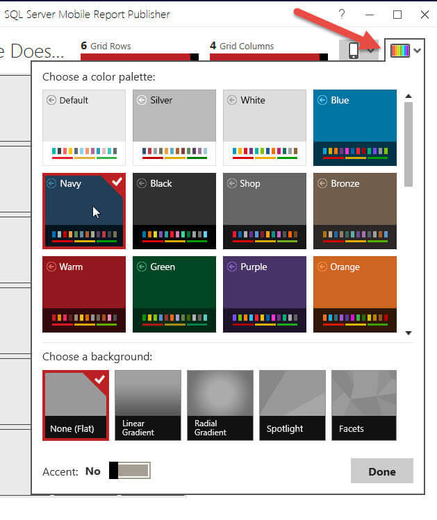 SQL Server 2016 Reporting Services Mobile Report