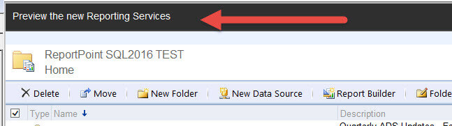 SQL Server 2016 Reporting Services Mobile Report