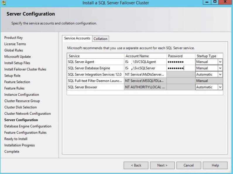 Step by Step Installation of SQL Server 2014 on a New Failover Cluster