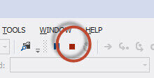 Stop Running the SSIS Package in Visual Studio