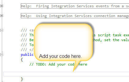 Add your code in the Main Section