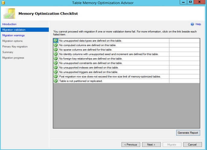 Memory Optimization Cheklist