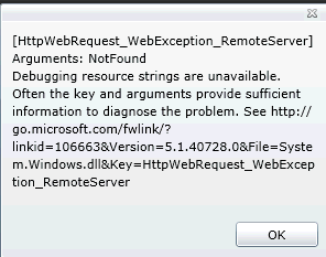 MDS Explorer error