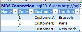 Add members to the entity in Excel