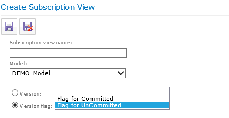 Master Data Services Version Flag usage