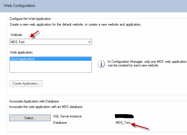 SQL Server Master Data Services Test Environment Web Configfuration