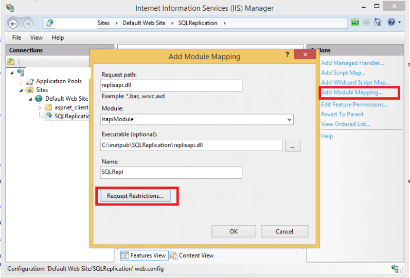 Configure SQL Server Merge Replication with Web Syncronization