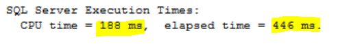 DBCC CHECKDB run on SQL Server 2016 to calculate the CPU and Elapsed Time