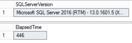 SQL Server DBCC CHECKDB run on SQL Server 2016