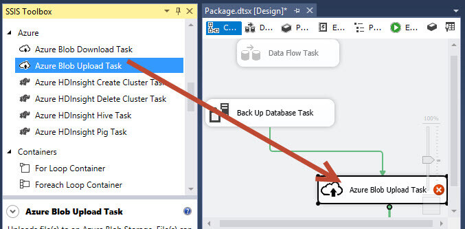 Azure Blob Upload Task