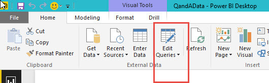 Edit Queries in Power BI