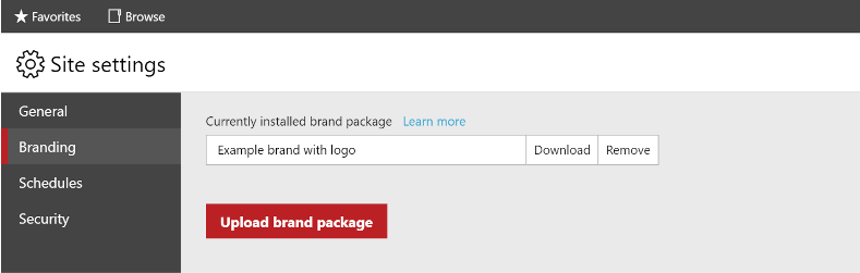 Upload Brand Package in SQL Server Reporting Services