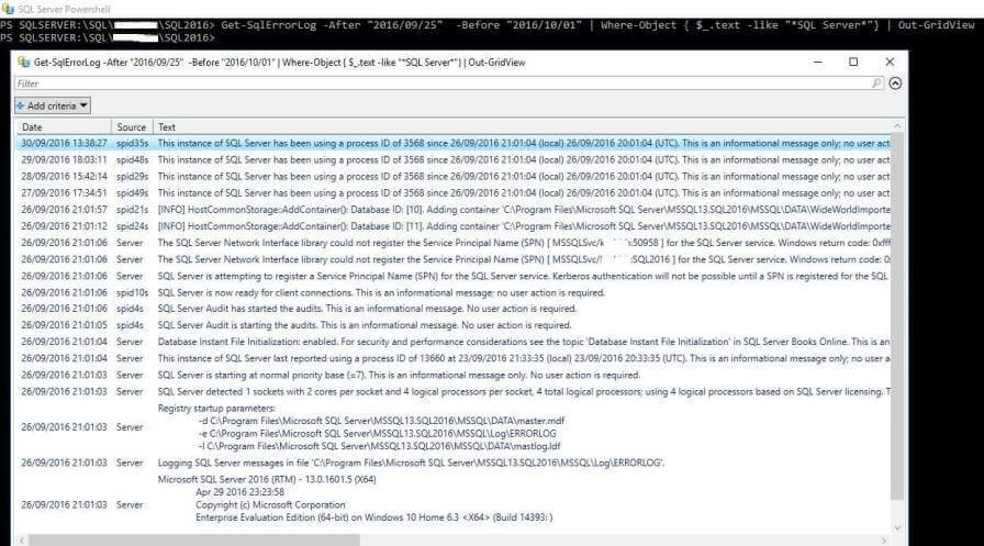 To filter out the logs between two dates we can use the before and after parameter
