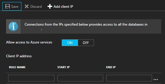 Start deploying the secondary database