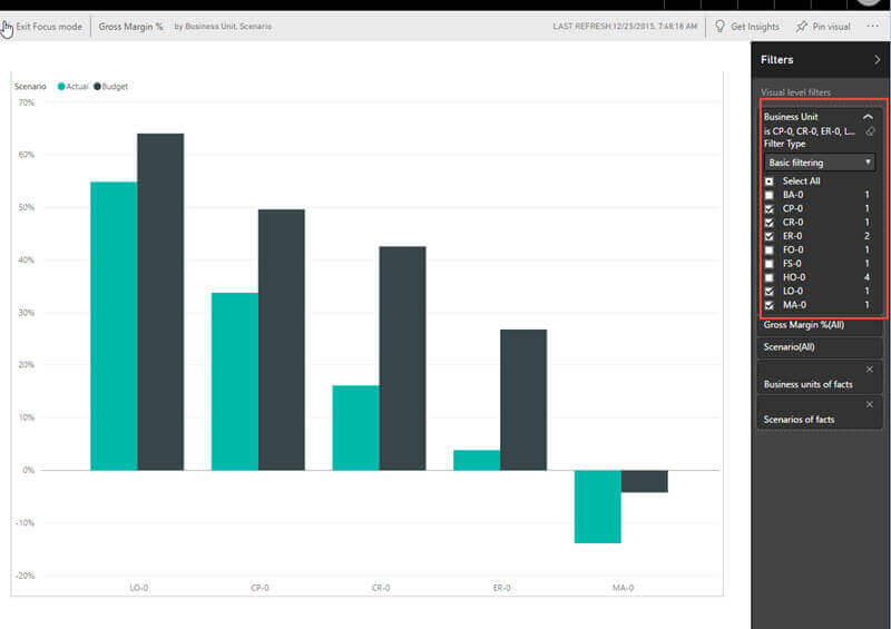 Apply Filter in Power BI