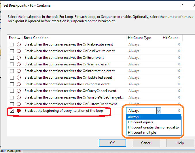 ssis watch window