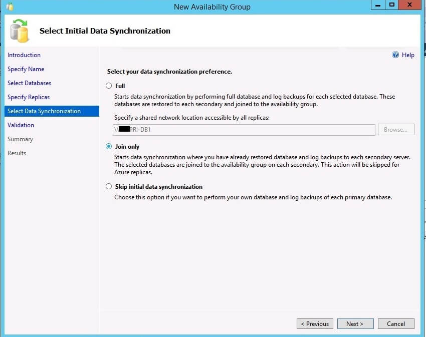 data synchronization