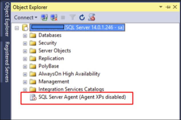 sql server vnext via ssms