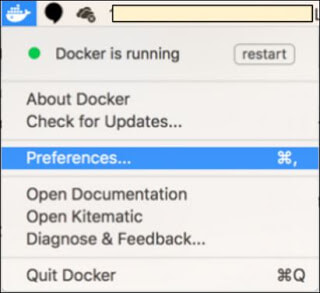 docker preferences