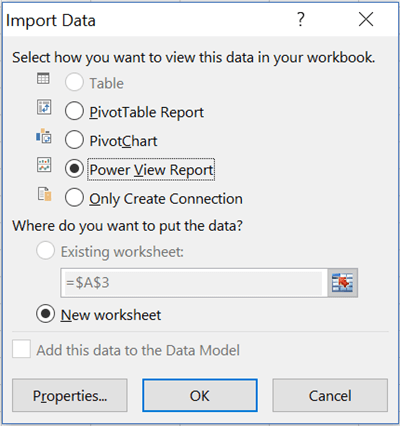 Power View Report