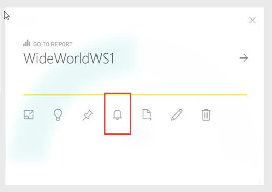 Guage to add an Alert in PowerBI