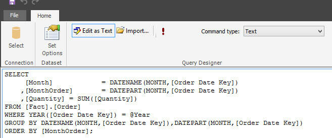 specify query