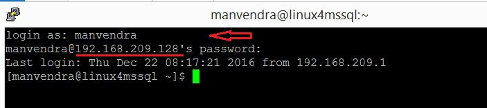 connect to Linux Server