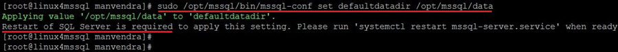 set default data file location