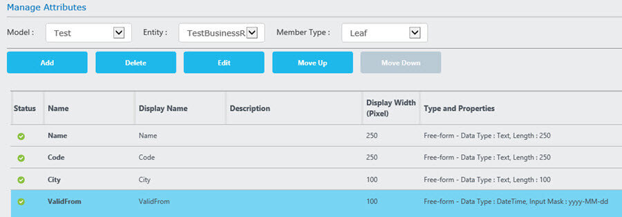 Create a new entity in Master Data Services