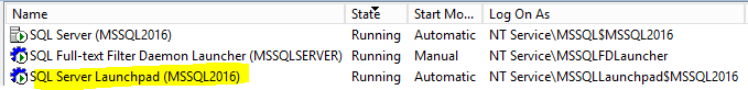 SQL Server Launchpad started successfully