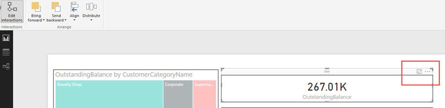 Card No Interaction Options in Power BI