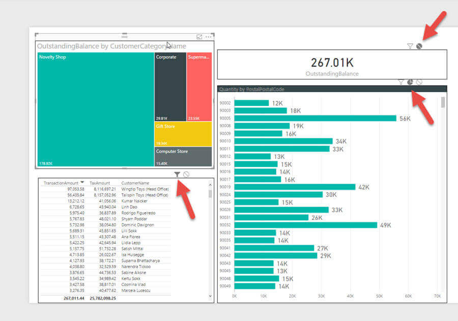 Change Interaction in Power BI