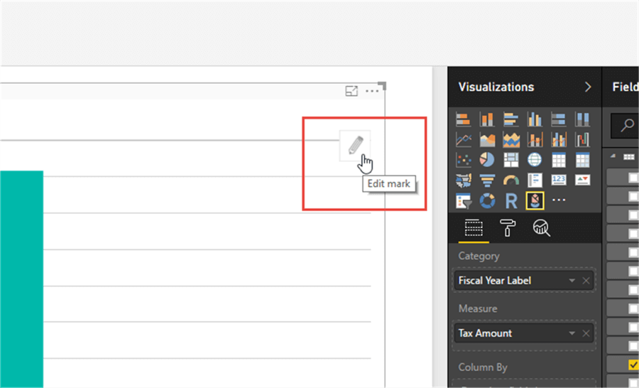 Edit Mark - Description: Edit Mark Customization Button
