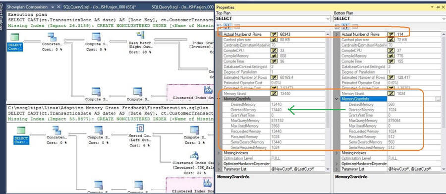SQL Server 2017 Execution Plan