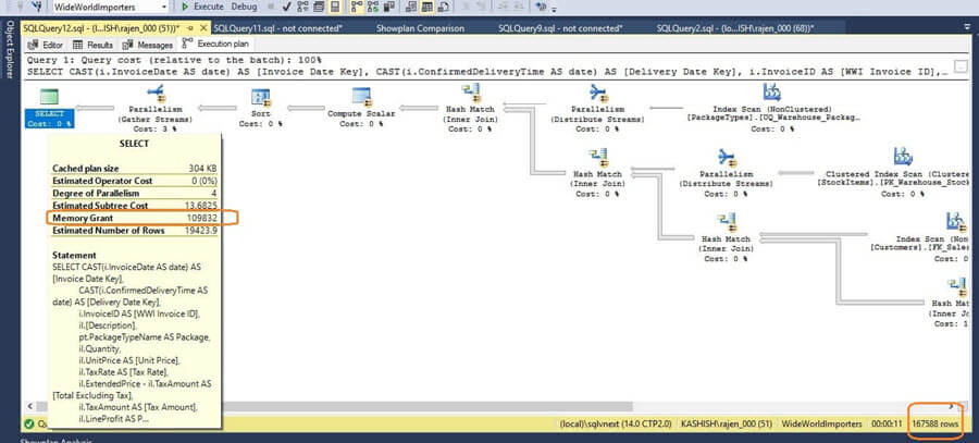 SQL Server 2017 Execution Plan