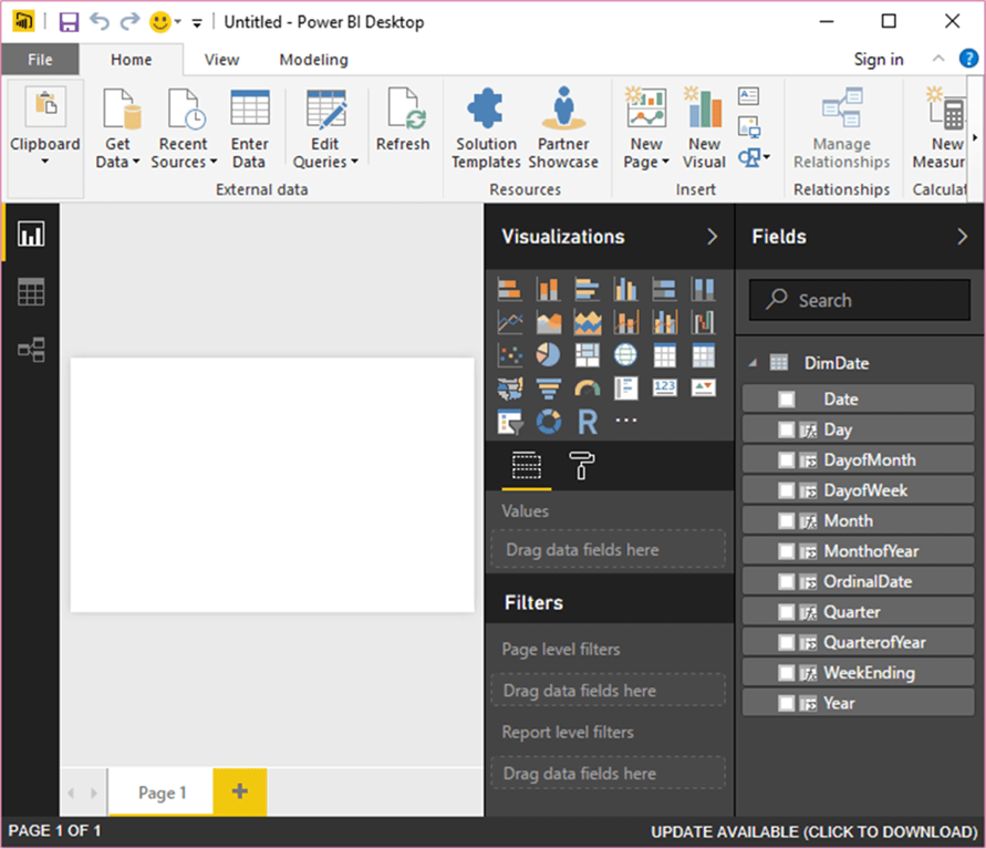 Date Dimension Attributes - Description: Date Dimension Attributes