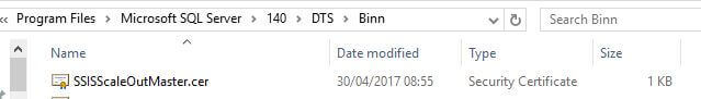 Copy Master Certificate to Workers in SQL Server 2017