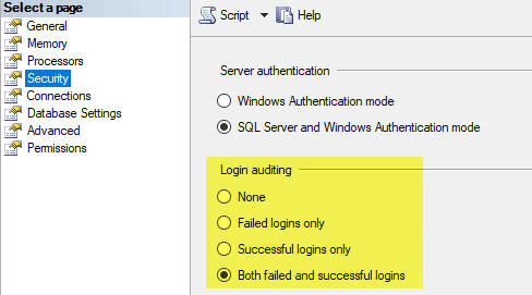 ssms login auditing