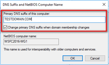 test domain
