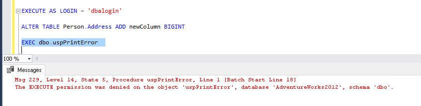 execute as login